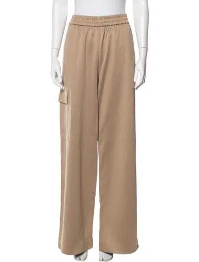 Pre-owned Tibi Wide Leg Pants In Neutrals