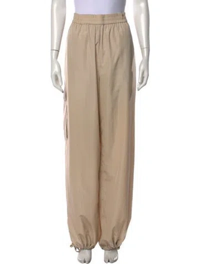 Pre-owned Tibi Wide Leg Pants In Neutrals