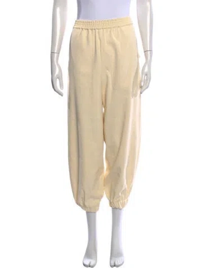 Pre-owned Tibi Wide Leg Pants In Neutrals
