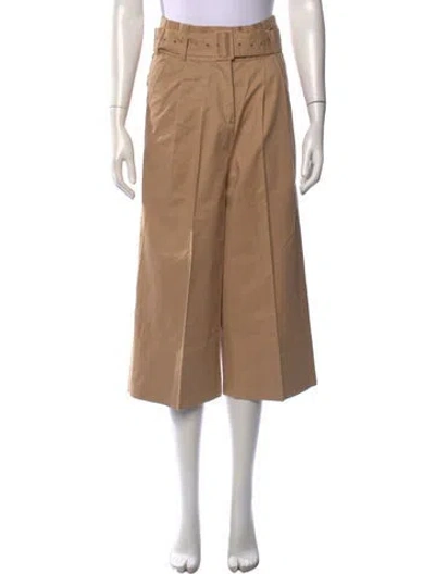 Pre-owned Tibi Wide Leg Pants In Neutrals