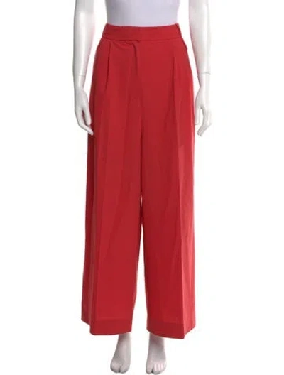 Pre-owned Tibi Wide Leg Pants In Orange