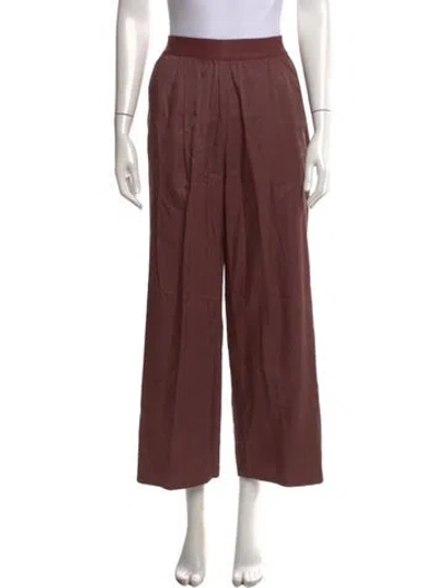 Pre-owned Tibi Wide Leg Pants In Orange