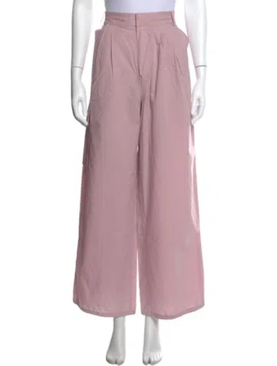 Pre-owned Tibi Wide Leg Pants In Pink