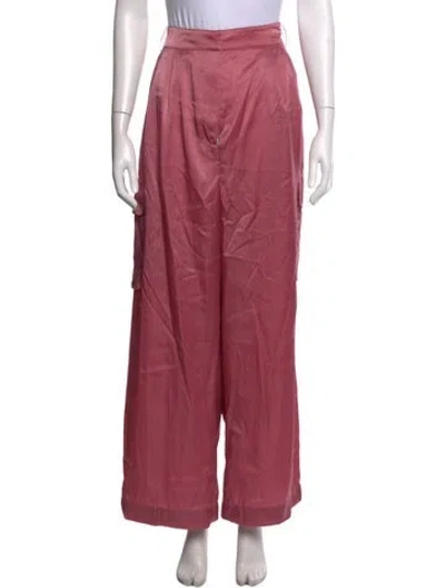 Pre-owned Tibi Wide Leg Pants In Pink