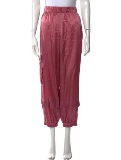 Pre-owned Tibi Wide Leg Pants In Pink