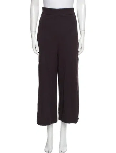 Pre-owned Tibi Wide Leg Pants In Purple