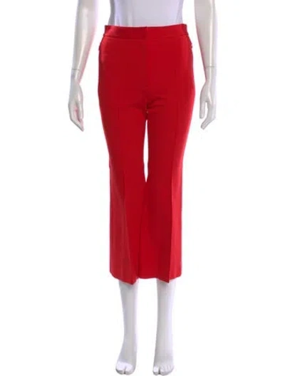 Pre-owned Tibi Wide Leg Pants In Red