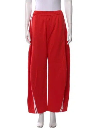 Pre-owned Tibi Wide Leg Pants In Red