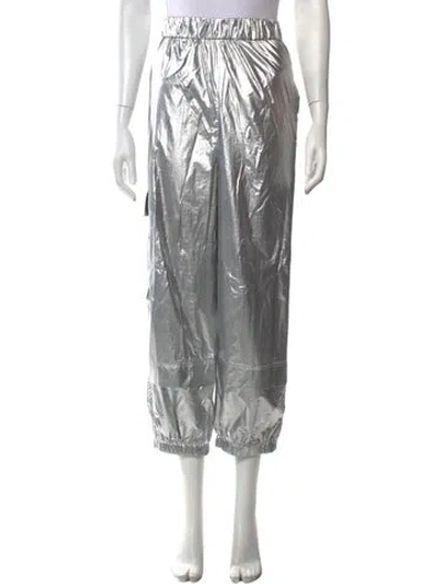 Pre-owned Tibi Wide Leg Pants In Silver