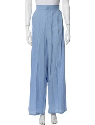 Pre-owned Tibi Wide Leg Pants W/ Tags In Blue