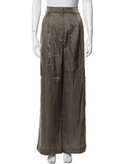 Pre-owned Tibi Wide Leg Pants W/ Tags In Brown