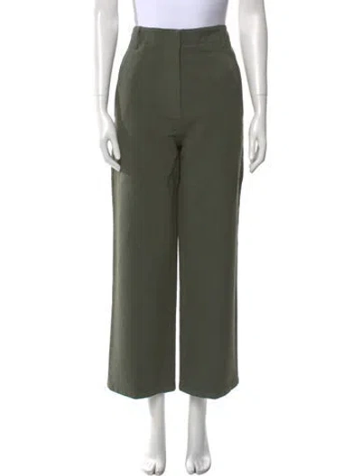 Pre-owned Tibi Wide Leg Pants W/ Tags In Green