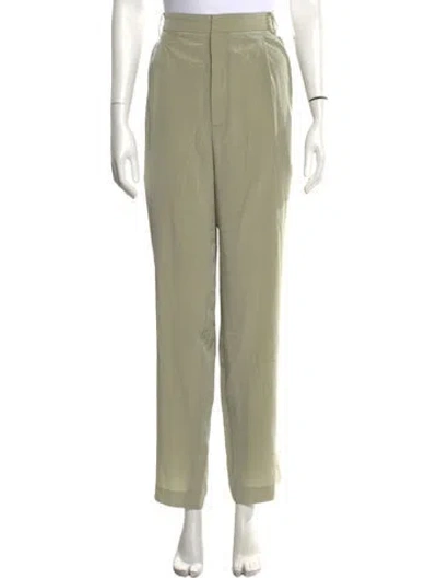 Pre-owned Tibi Wide Leg Pants W/ Tags In Green