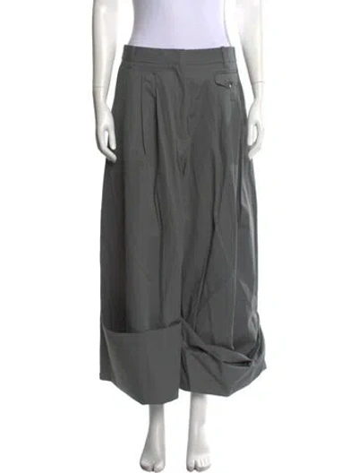 Pre-owned Tibi Wide Leg Pants W/ Tags In Grey