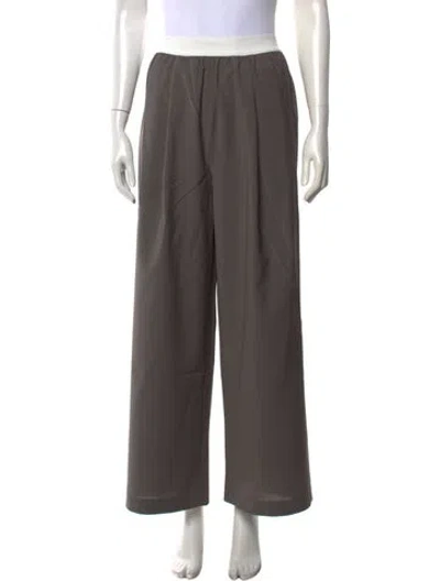 Pre-owned Tibi Wide Leg Pants W/ Tags In Grey