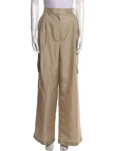 Pre-owned Tibi Wide Leg Pants W/ Tags In Neutral