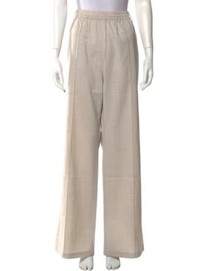 Pre-owned Tibi Wide Leg Pants W/ Tags In Neutral