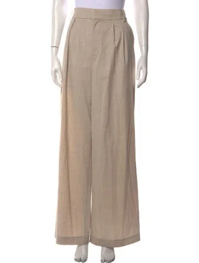 Pre-owned Tibi Wide Leg Pants W/ Tags In Neutrals