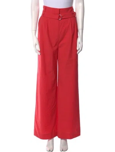 Pre-owned Tibi Wide Leg Pants W/ Tags In Red