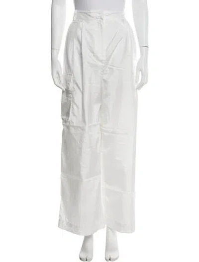 Pre-owned Tibi Wide Leg Pants In White