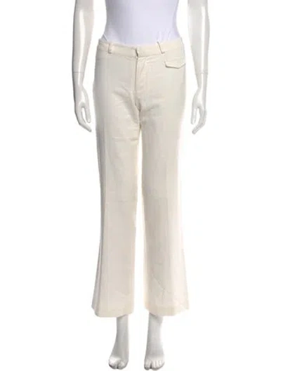 Pre-owned Tibi Wide Leg Pants In White