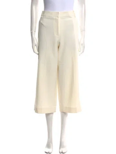 Pre-owned Tibi Wide Leg Pants In White