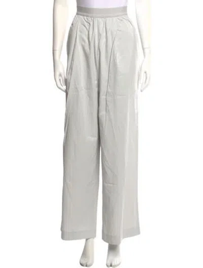 Pre-owned Tibi Wide Leg Pants In White
