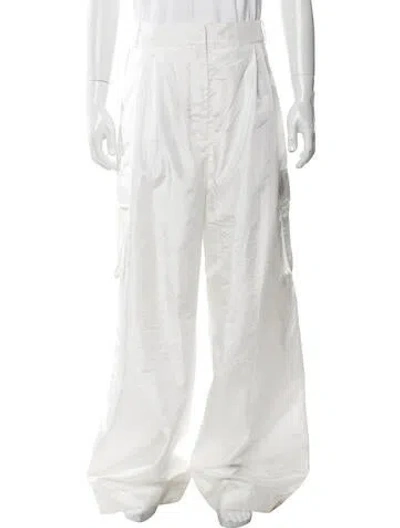 Pre-owned Tibi Wide Leg Pants In White