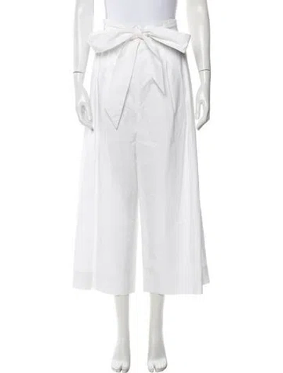 Pre-owned Tibi Wide Leg Pants In White