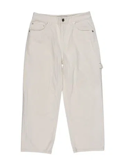 Pre-owned Tibi Wide Leg Pants In White