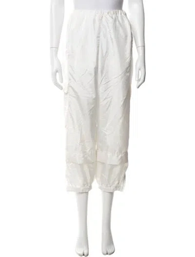 Pre-owned Tibi Wide Leg Pants In White
