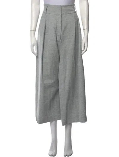 Pre-owned Tibi Wide Leg Pants In White