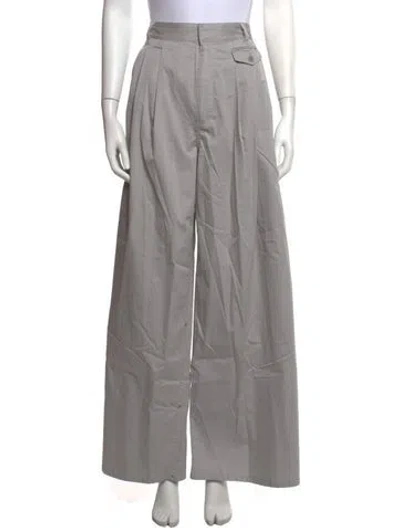 Pre-owned Tibi Wide Leg Pants In White