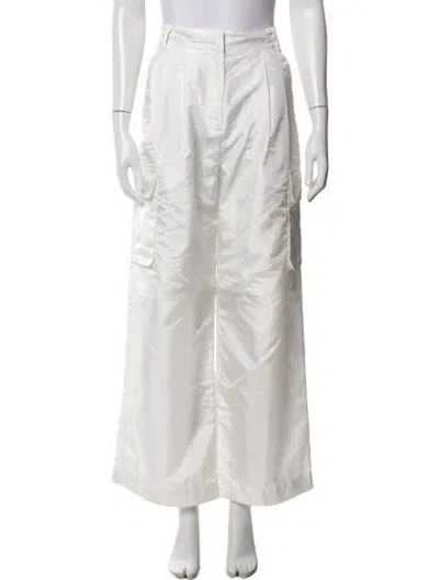 Pre-owned Tibi Wide Leg Pants In White