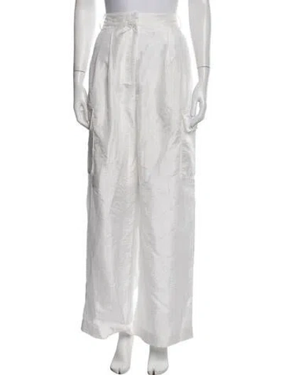 Pre-owned Tibi Wide Leg Pants In White