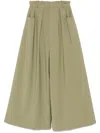 Tibi Hose Mit Weitem Bein In Grün