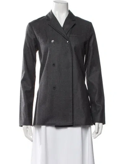 Pre-owned Tibi Wool Blazer In Black