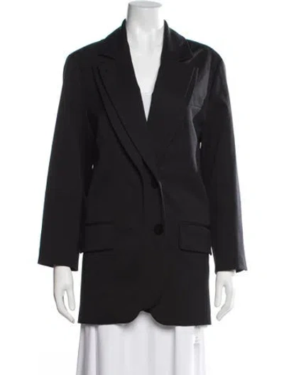 Pre-owned Tibi Wool Blazer In Black