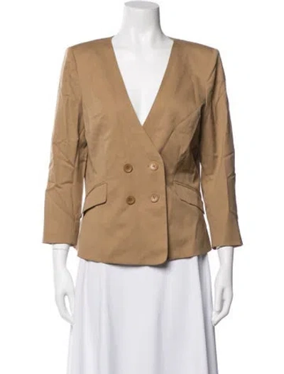 Pre-owned Tibi Wool Blazer In Brown