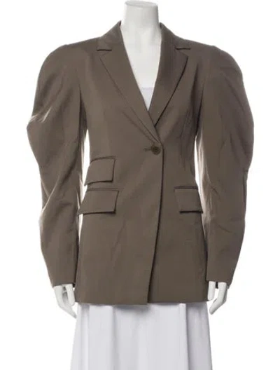 Pre-owned Tibi Wool Blazer In Brown