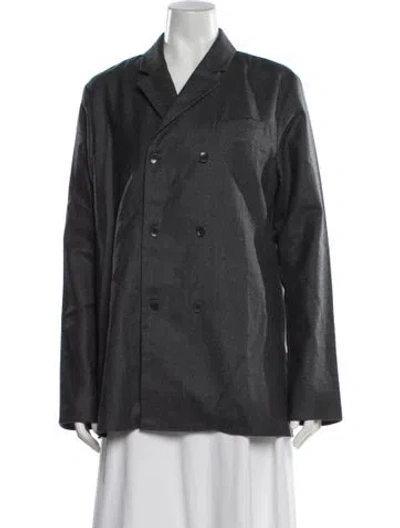 Pre-owned Tibi Wool Blazer In Gray