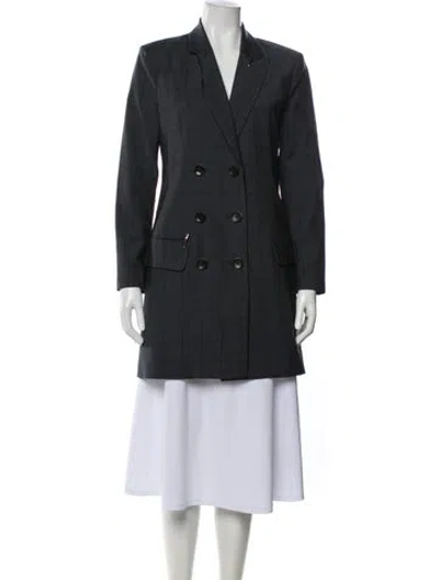 Pre-owned Tibi Wool Blazer In Gray