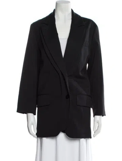 Pre-owned Tibi Wool Blazer In Gray