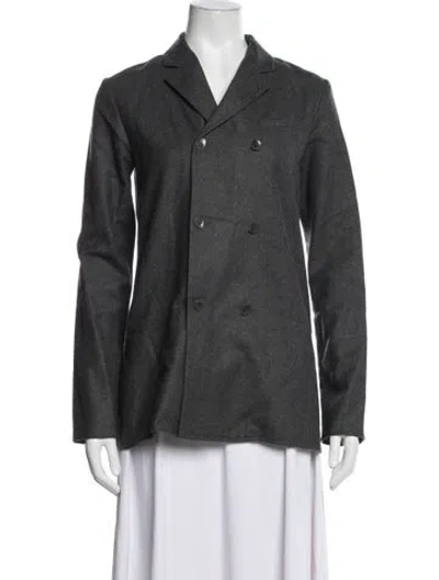Pre-owned Tibi Wool Blazer In Grey