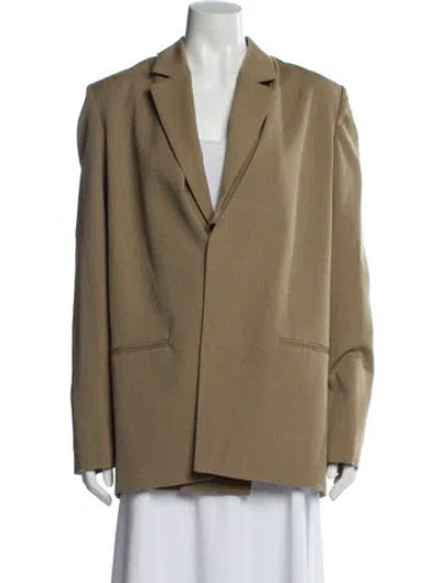 Pre-owned Tibi Wool Blazer In Neutral