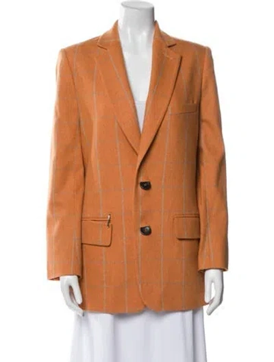 Pre-owned Tibi Wool Blazer In Orange