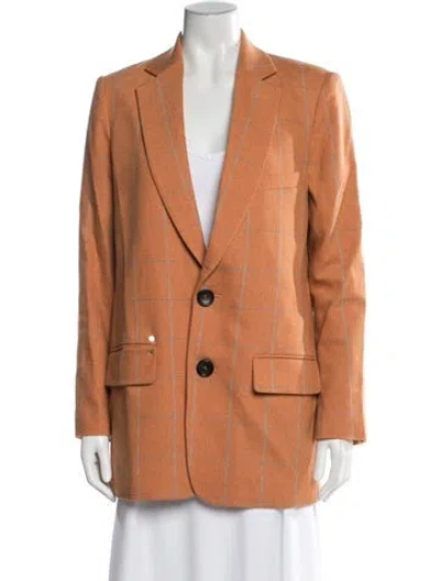 Pre-owned Tibi Wool Blazer In Orange