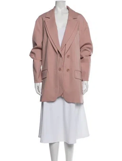 Pre-owned Tibi Wool Blazer In Pink