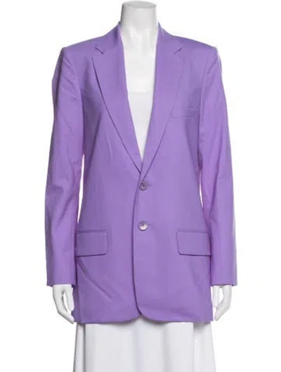 Pre-owned Tibi Wool Blazer In Purple