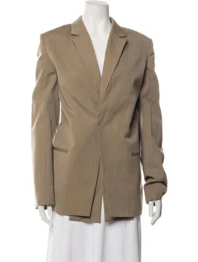 Pre-owned Tibi Wool Blazer W/ Tags In Brown